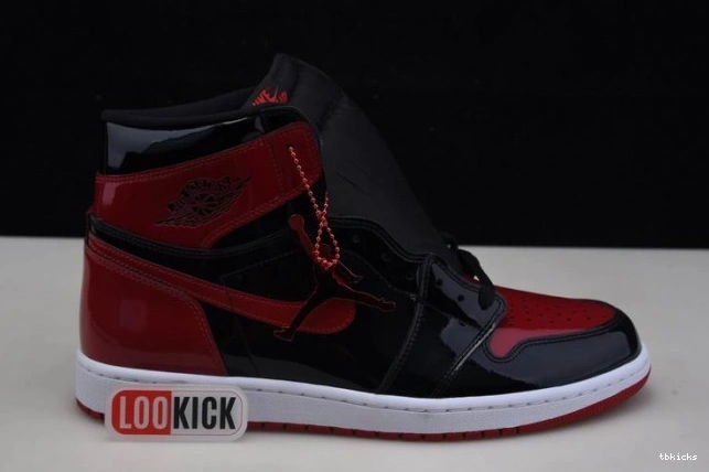 Cheap TBK Patent 1 Air OG Bred 555088-063 Jordan High 0702